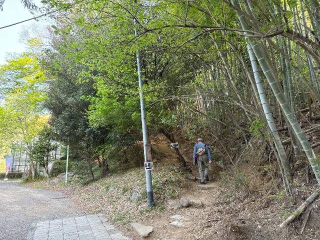 群馬県桐生市吾妻山登山口入口