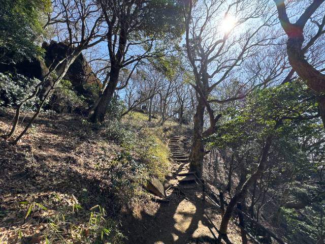 筑波山 おたつ石コース下り