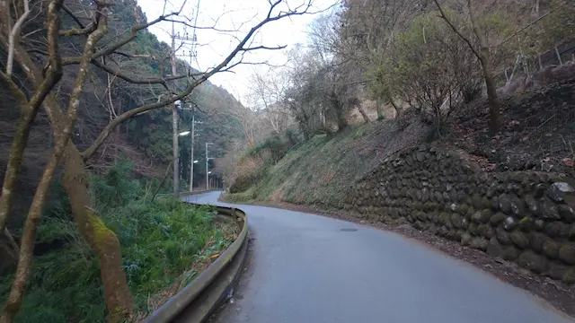 高尾山6号路の舗装道路部分