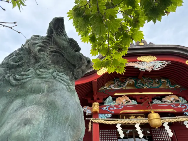 東京都武蔵御嶽神社の狛犬