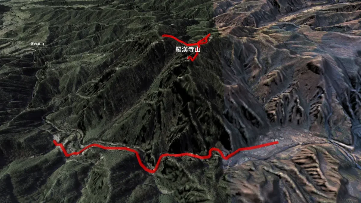 羅漢寺山（らかんじやま）（弥三郎岳）・昇仙峡